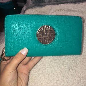 Cute turquoise wallet